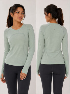 Lululemon Swiftly Tech Long Sleeves Top Women’s Size 4 Mint Green